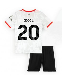 Liverpool Diogo Jota #20 Dječji Rezervni Dres kompleti 2024-25 Kratak Rukavima (+ kratke hlače)